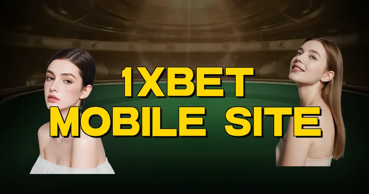 1Xbet Mobile Site Oficial