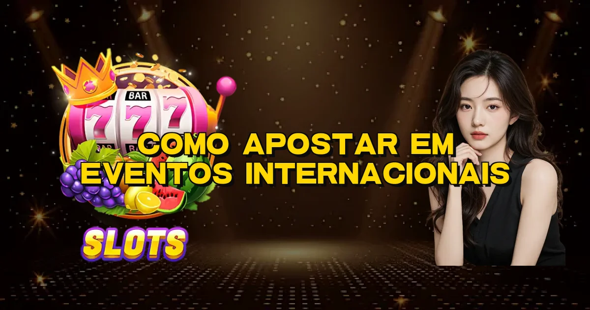 Como Apostar Em Eventos Internacionais Oficial