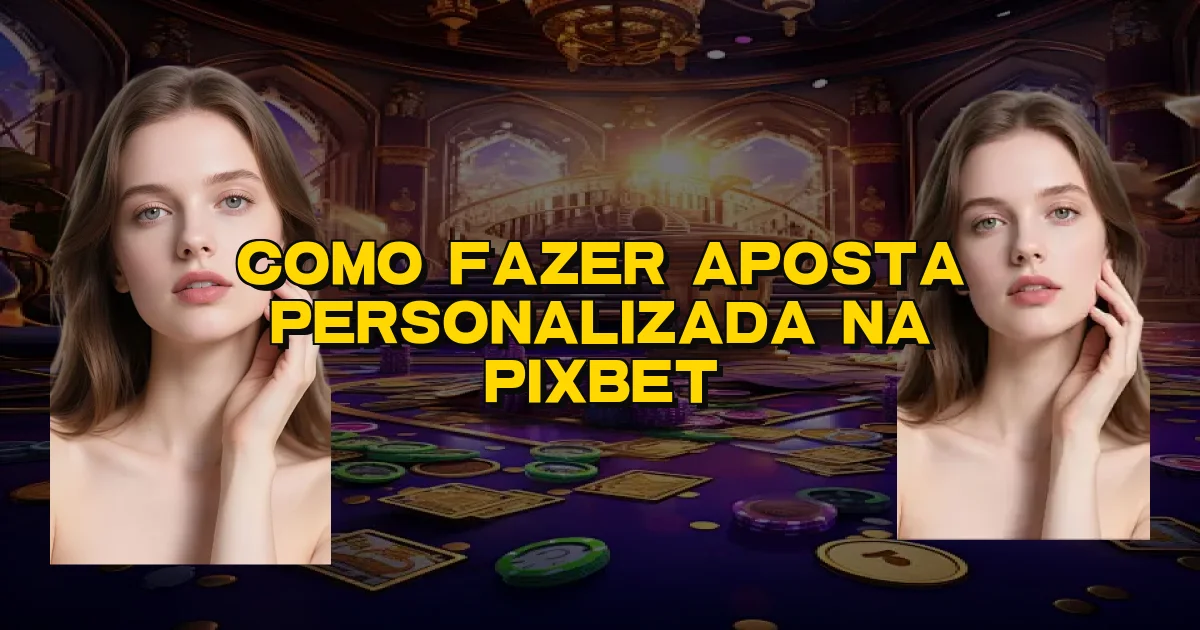 Como Fazer Aposta Personalizada Na Pixbet Oficial